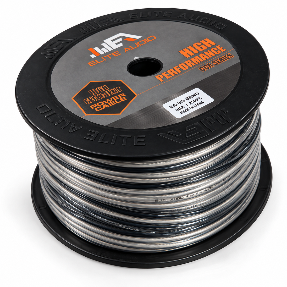 Elite Audio 8 AWG Ground Cable – Durable & Flexible Power Wire