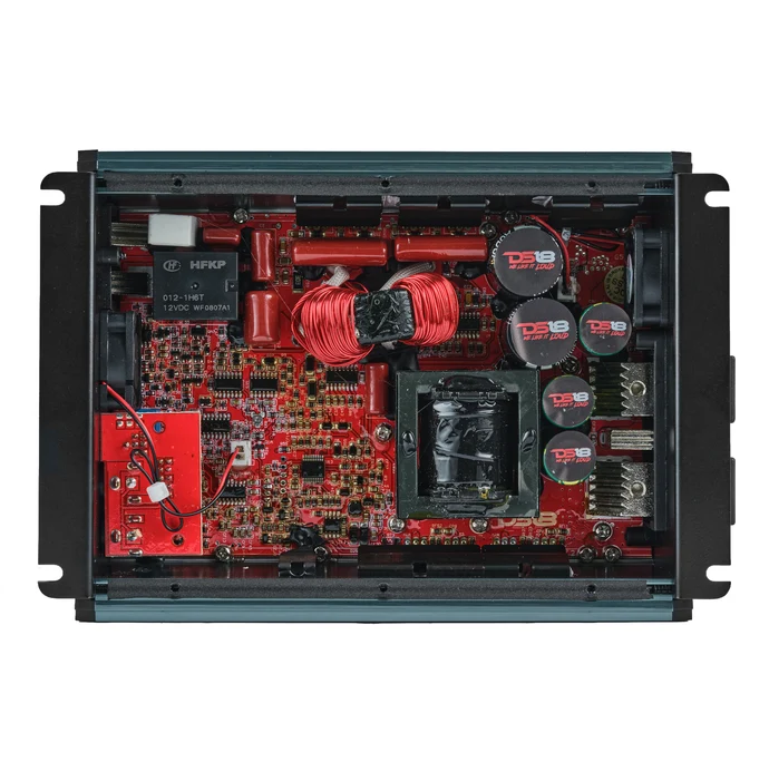 DS18 FRP Full Range Class D 1 Channel Amplifier 1500 Watts Rms @ 1 OHM - TITANIUM