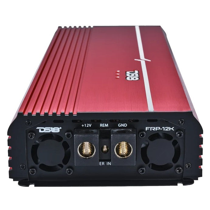 DS18 FRP-12K/RD- FRP Full Range Class D 1 Channel Amplifier 12000 Watts Rms @ 1 OHM - RED