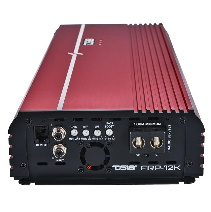 DS18 FRP-12K/RD- FRP Full Range Class D 1 Channel Amplifier 12000 Watts Rms @ 1 OHM - RED
