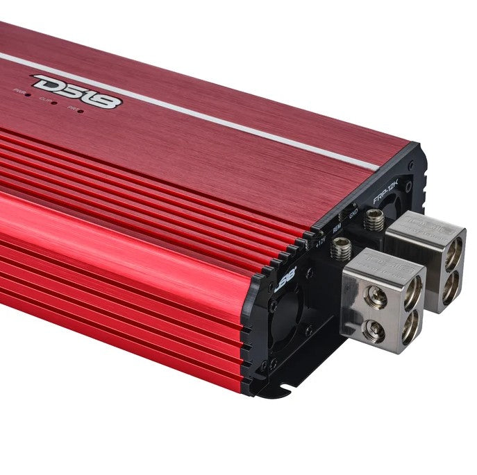 DS18 FRP-12K/RD- FRP Full Range Class D 1 Channel Amplifier 12000 Watts Rms @ 1 OHM - RED
