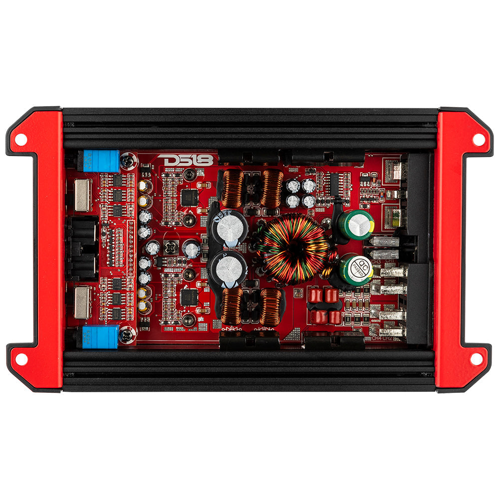 DS18 DS-G1000.4D GEN-X Full-Range Class D 4-Channel Amplifier 1000 Watts DS18