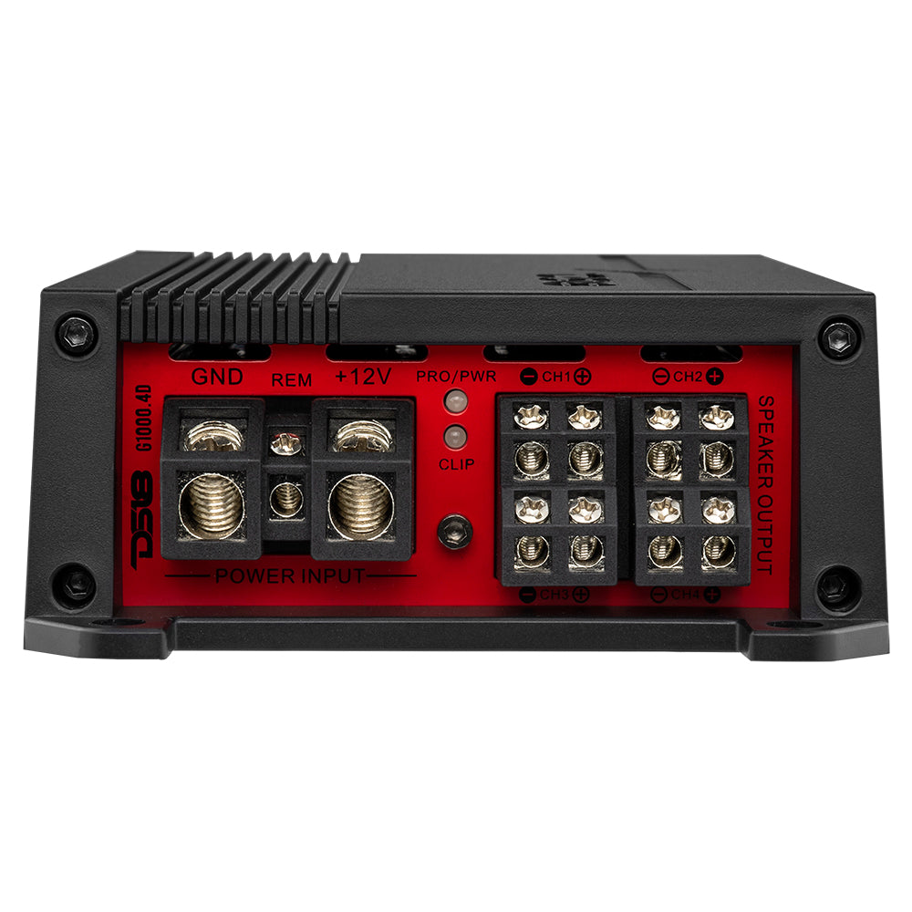DS18 DS-G1000.4D GEN-X Full-Range Class D 4-Channel Amplifier 1000 Watts DS18