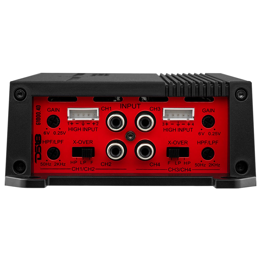 DS18 DS-G1000.4D GEN-X Full-Range Class D 4-Channel Amplifier 1000 Watts DS18
