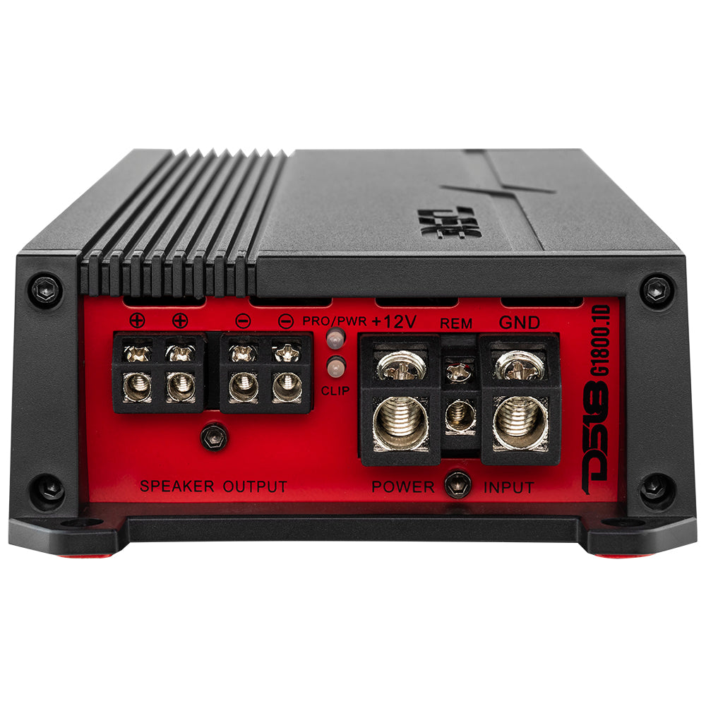 DS18 GEN-X 600W RMS Monoblock Amplifier | Class D 1-Ohm Car Audio Amp