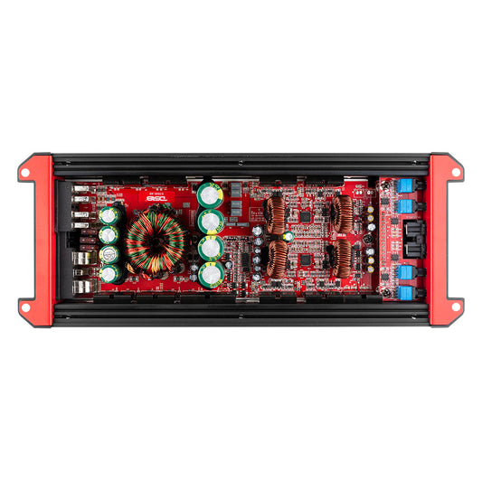 DS18 GEN-X 4-Channel Class D Amplifier – 4×300W RMS 4 Ohm Full-Range Car Audio Power