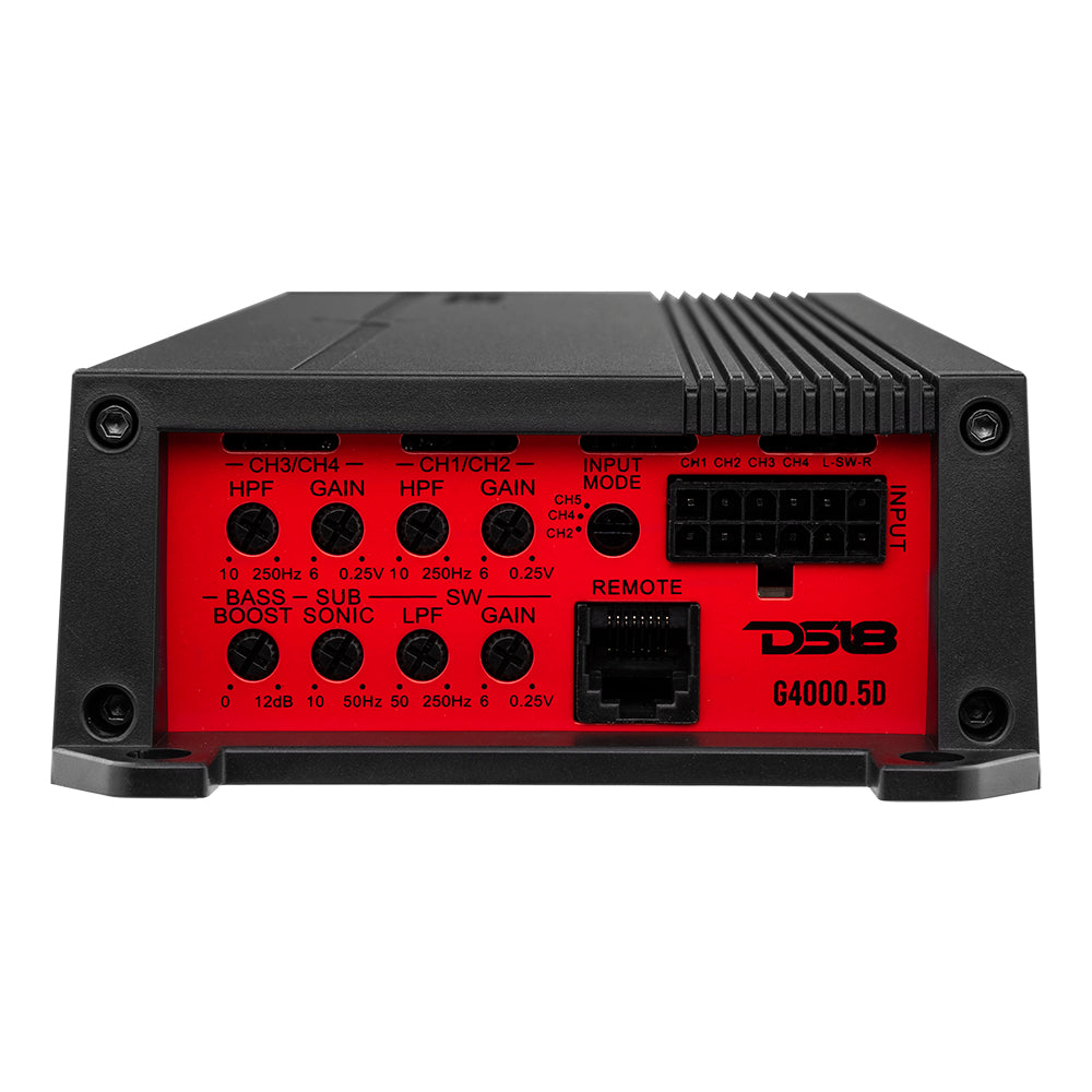 DS18 DS-G4000.5D GEN-X Class D 5-Channel Amplifier 4000 Watts DS18
