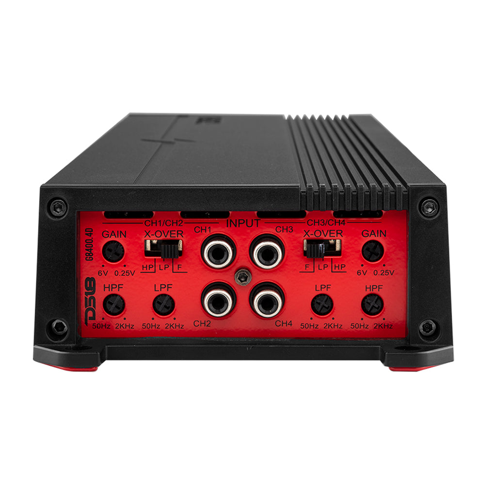 DS18 DS-G8400.4D GEN-X Full-Range Class D 4-Channel Amplifier 8400 Watts DS18