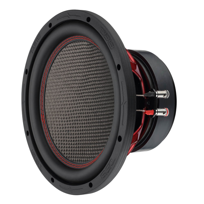 DS18 GEN-X104DCF GEN-X 10" Subwoofer | 600W RMS Dual 4-Ohm Voice Coil with Carbon Fiber Dust Cap