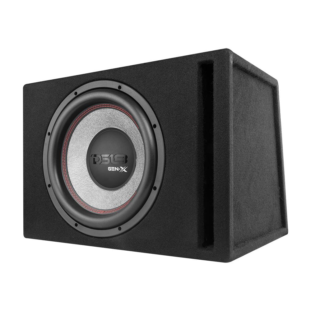 DS18 GEN-X112LD 12" Loaded Ported Subwoofer Enclosure with GEN-X124D - 450W RMS, 2-Ohm DS18
