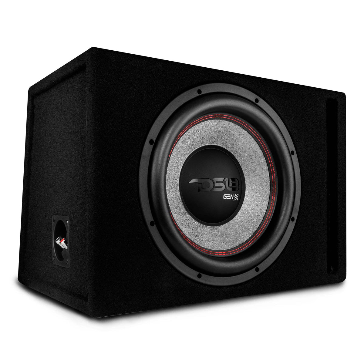 DS18 GEN-X112LD 12" Loaded Ported Subwoofer Enclosure with GEN-X124D - 450W RMS, 2-Ohm DS18