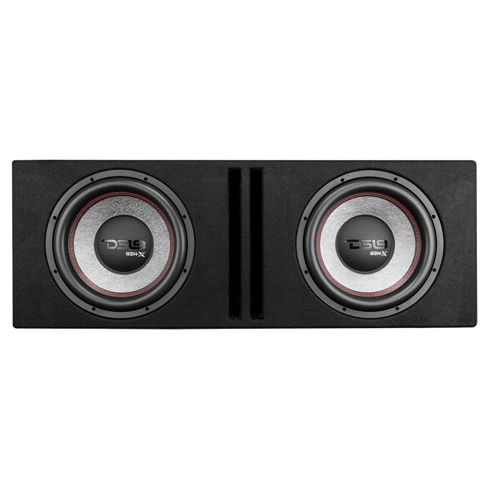 DS18 GENX212LD Dual 12" Loaded Ported Subwoofer Enclosure with 2 x GEN-X124D - 900W RMS DS18