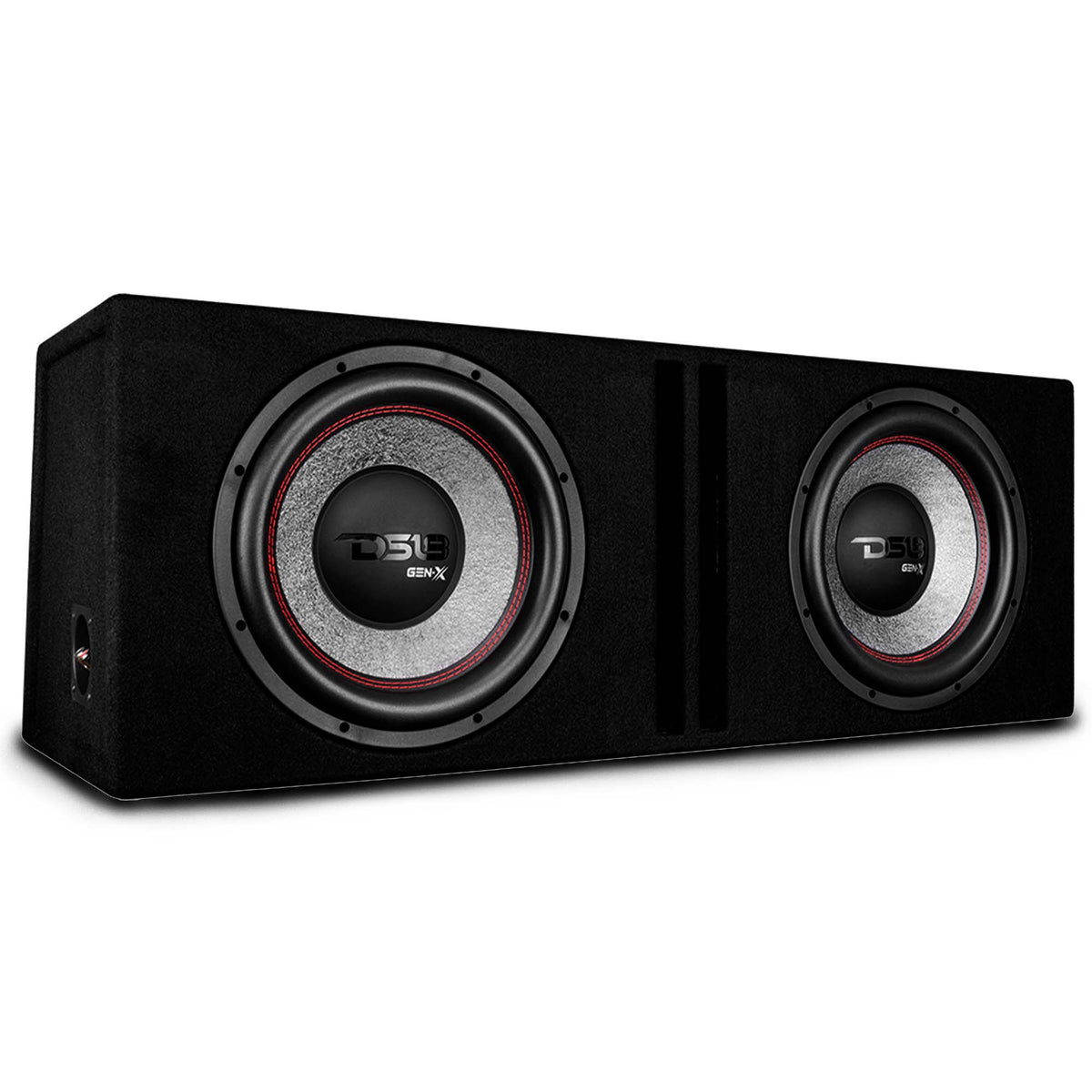 DS18 GENX212LD Dual 12" Loaded Ported Subwoofer Enclosure with 2 x GEN-X124D - 900W RMS DS18
