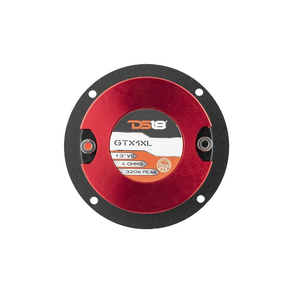 DS18 DS-GTX1XL 1.3 Inch VC Die Cast Titanium Compression Neodymium Super Bullet Tweeter 320 Watts 4-Ohm DS18