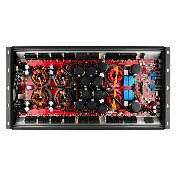 DS18 H-KO8 HOOLIGAN SPL 1-Channel Monoblock Car Amplifier, Voltmeter, Clip Indicator 8000 Watts Rms 1-Ohm Made In Korea
