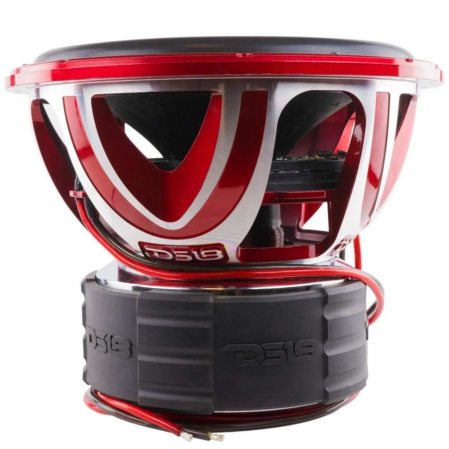 DS18 HOOL-X15.1DSPL HOOLIGAN X Black Frame High Excursion 15 Inch Subwoofer 4000 Watts RMS 4 Inch DVC 2-Ohm DS18