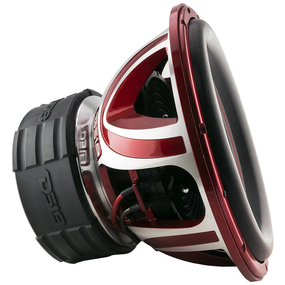 DS18 HOOL-X15.1DSPL HOOLIGAN X Black Frame High Excursion 15 Inch Subwoofer 4000 Watts RMS 4 Inch DVC 2-Ohm DS18