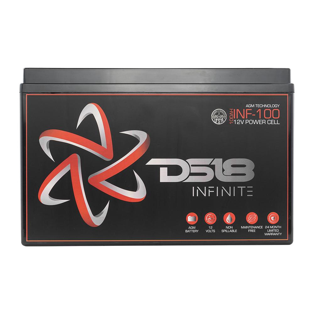 DS18 DS-INF-100 INFINITE 100 AH AGM Power Cell 12 Volt Battery DS18