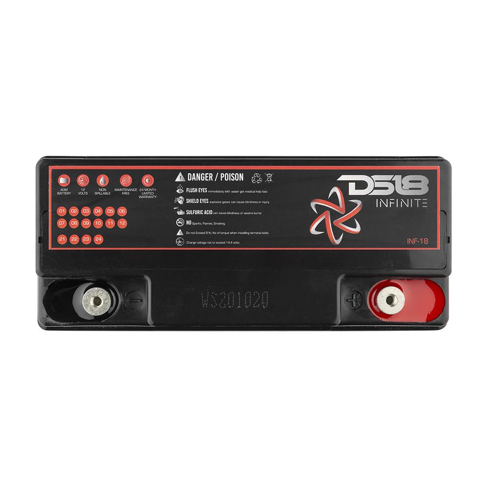 DS18 DS-INF-18 INFINITE 18 AH AGM Power Cell 12 Volt Battery DS18