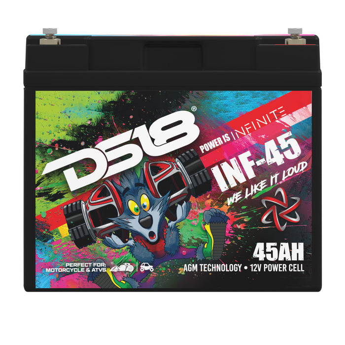 DS18 DS-INF-45 INFINITE 45 AH AGM Power Cell 12 Volt Battery
