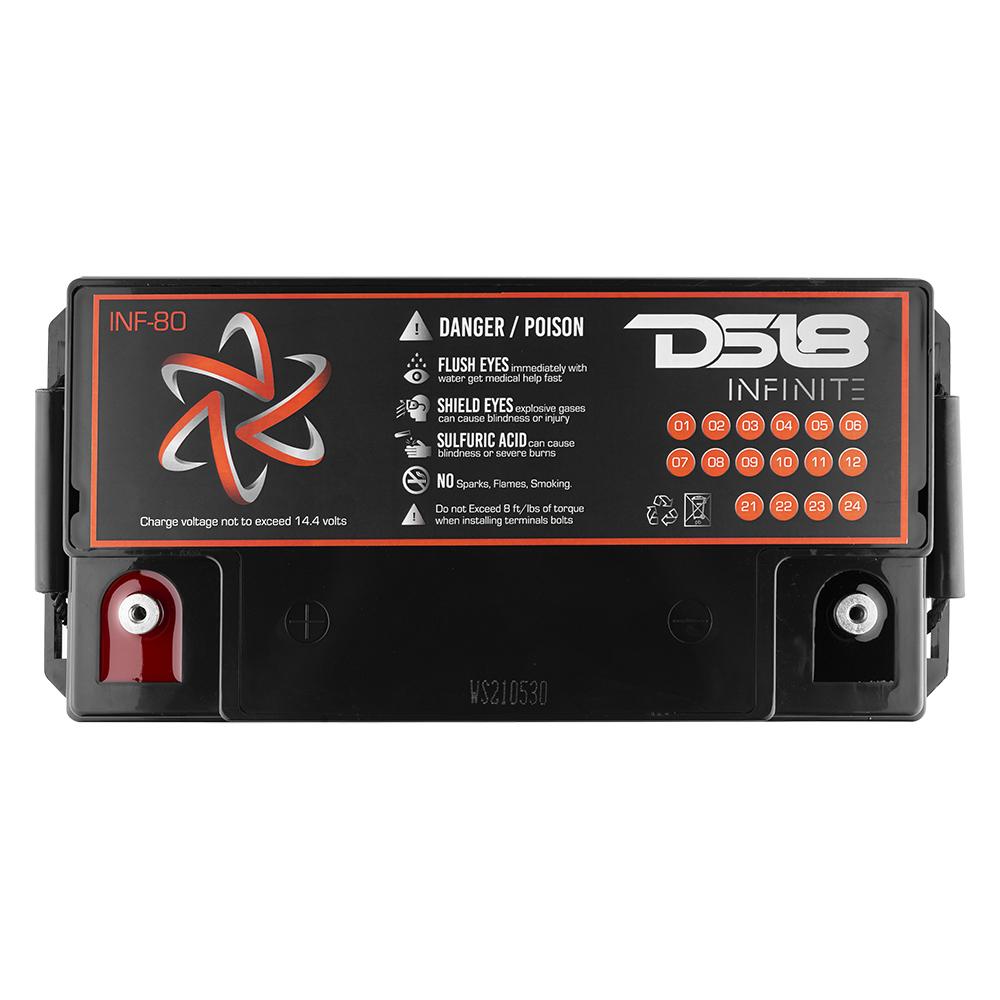 DS18 DS-INF-90 INFINITE 90 AH AGM Power Cell 12 Volt Battery DS18