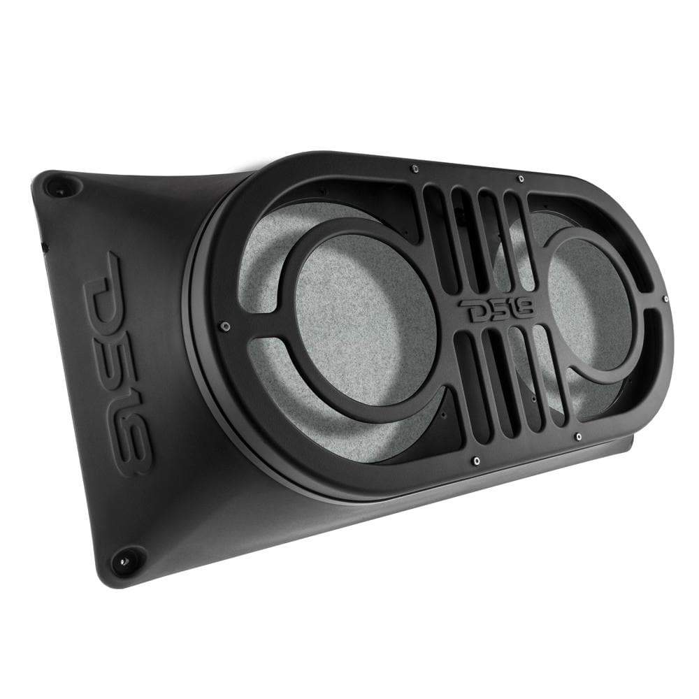 DS18 DS-JBASS Jeep Gate Enclosure for Wrangler JK/JL 2X10 Inch Shallow Subwoofer Black DS18