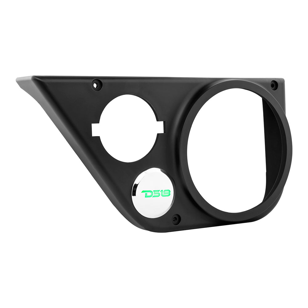 DS18 JK-BD-LR Exclusive Back Door Panel - Fits 1 x 6 Speaker Midrange + 1 Tweeter - for JK & JKU (Pair)