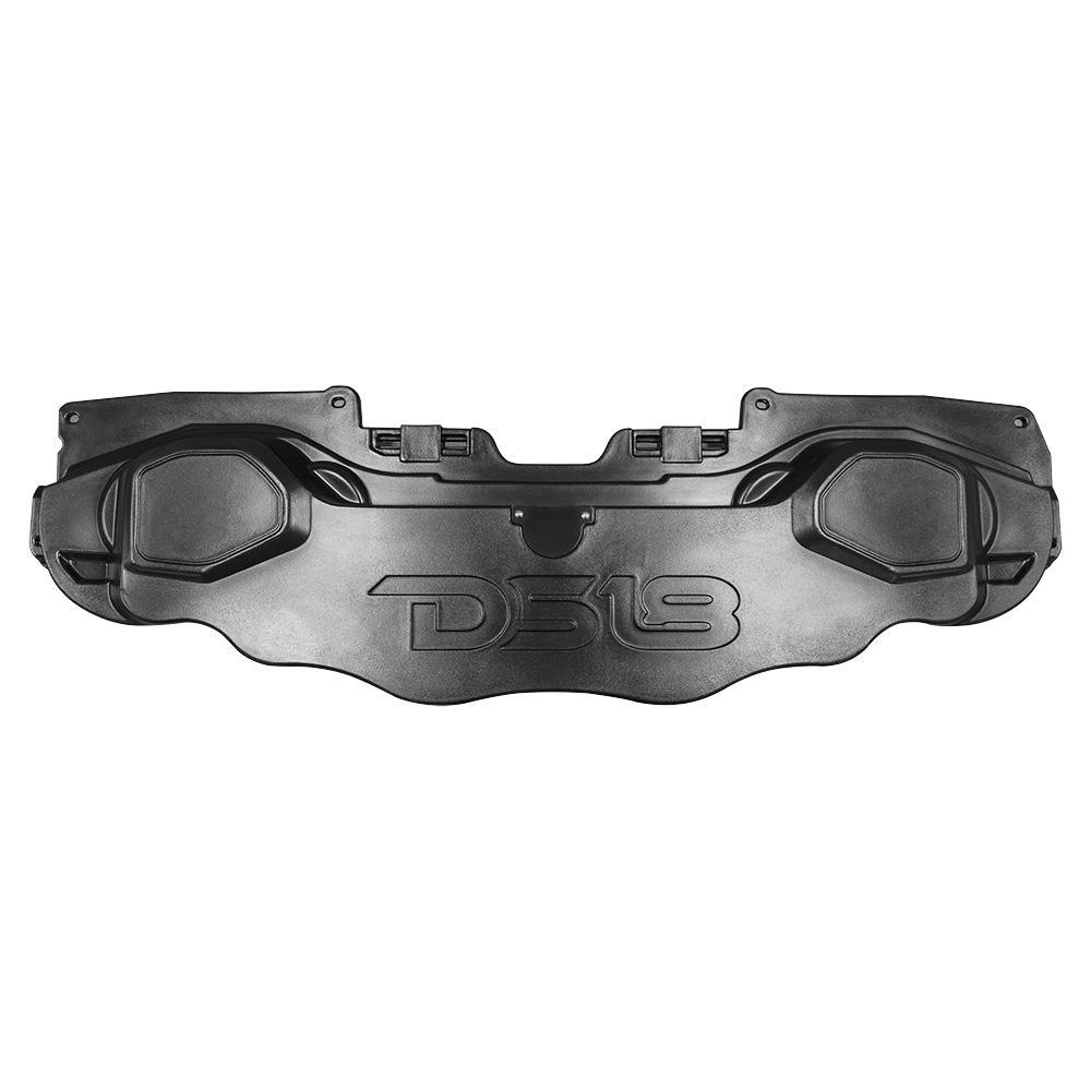 DS18 DS-JL-SBAR/BK Overhead Bar System for JL/JLU/JT Jeeps 4X8 Inch Speakers 4X Tweeters Black DS18