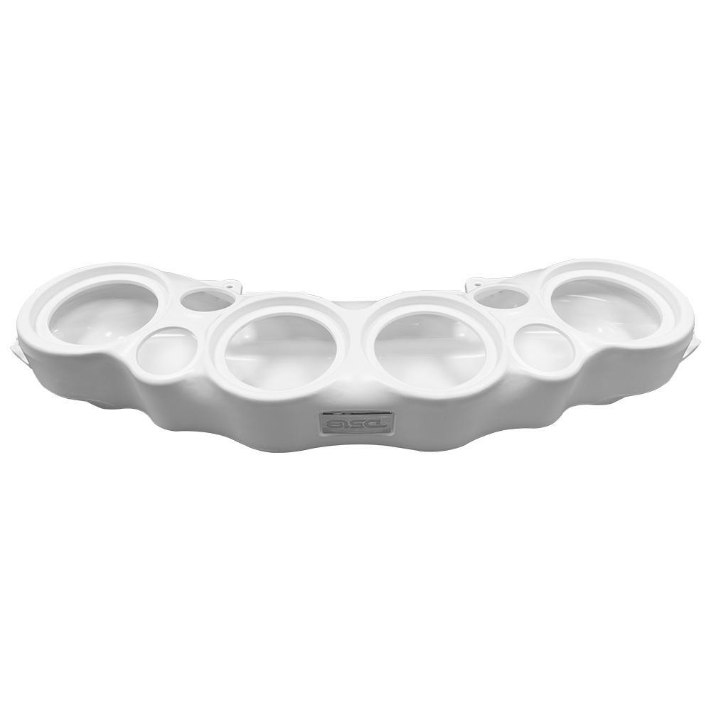 DS18 DS-JL-SBAR/WH Overhead Bar System JL/JLU/JT Jeeps 4X8 Inch Speakers 4X Tweeters White DS18