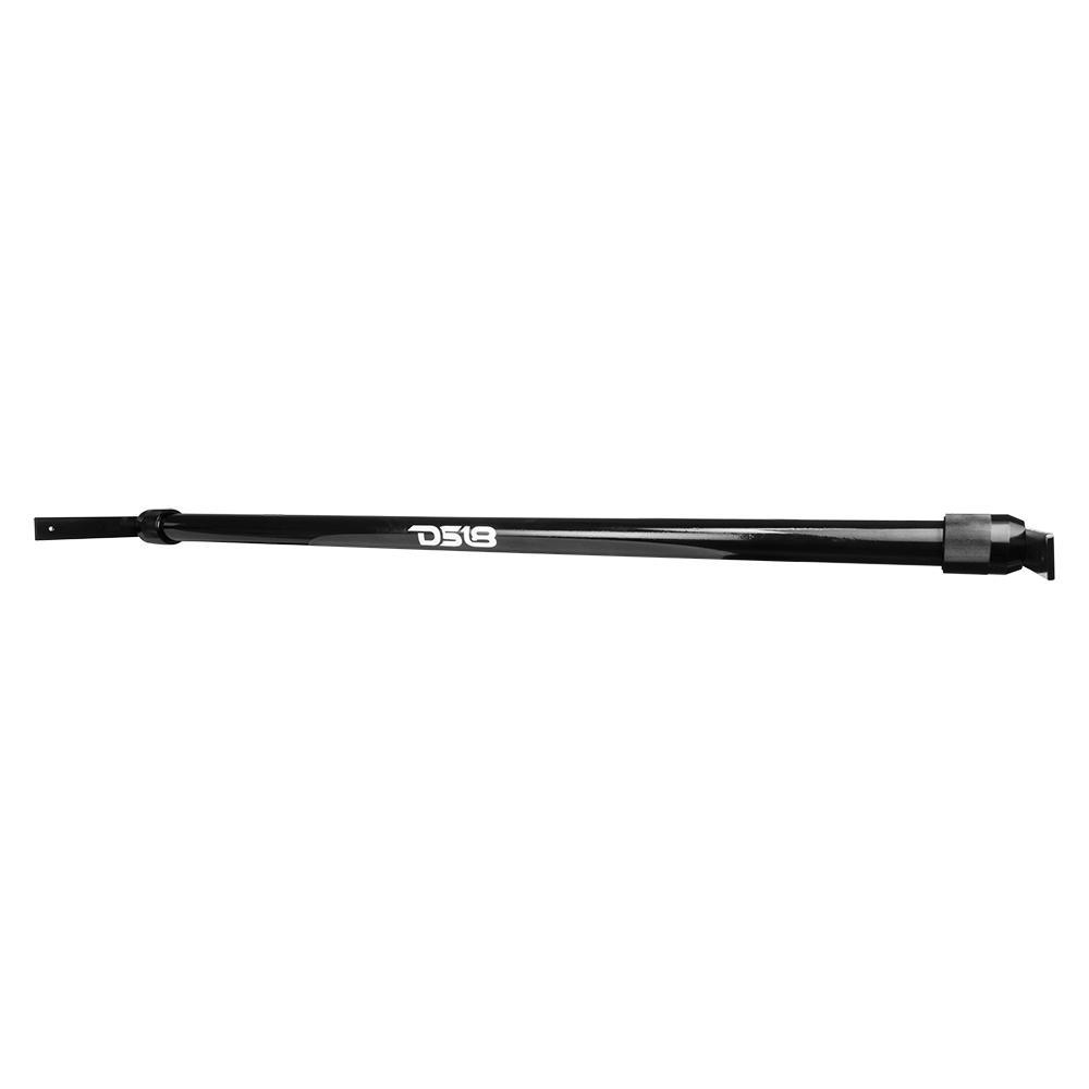 DS18 DS-JT-TUBE/BK JT Mounting Tube W/ Mobile Clamps Perfect for Mounting Towers/Pods on Roll Bars and Cages Black