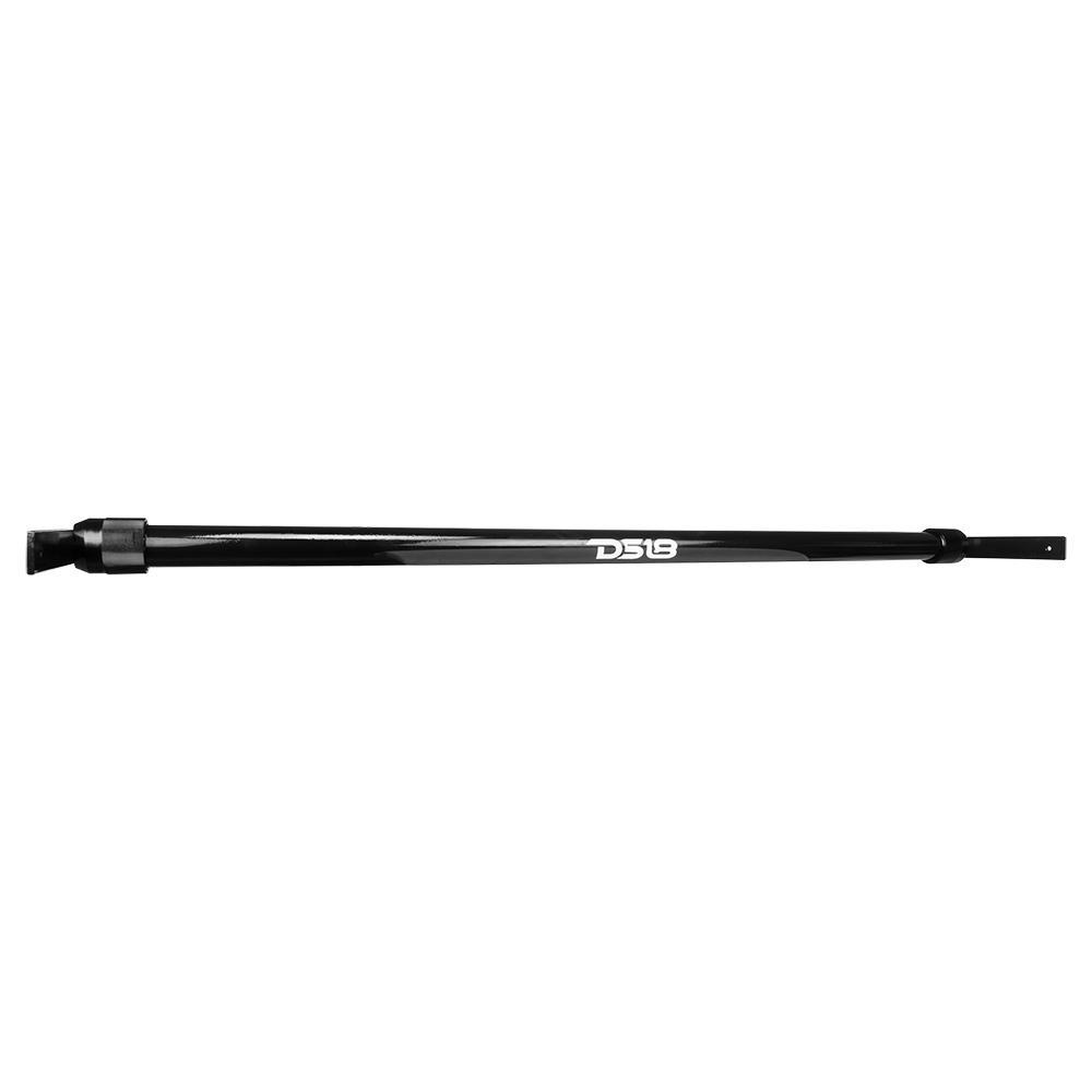 DS18 DS-JT-TUBE/BK JT Mounting Tube W/ Mobile Clamps Perfect for Mounting Towers/Pods on Roll Bars and Cages Black