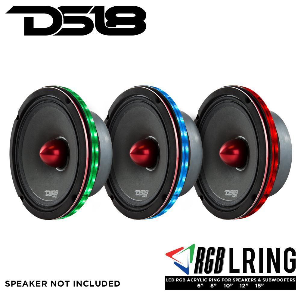 DS18 DS-LRING8 Vision 8 Inch RGB LED Ring for Speaker and Subwoofers DS18