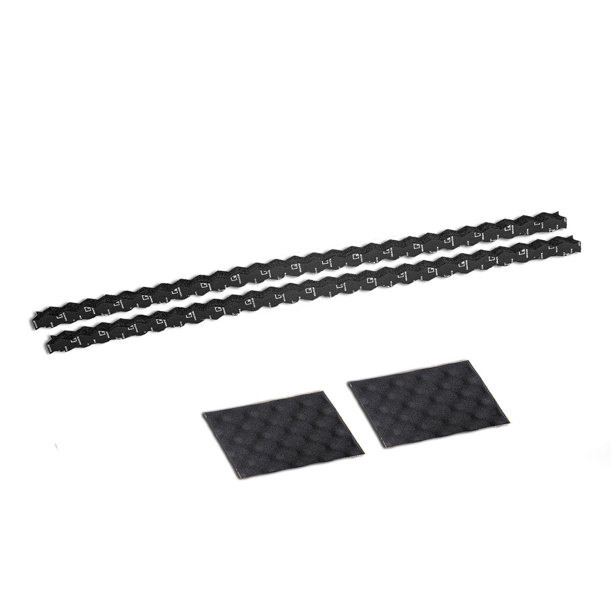 Universal Foam Speaker Ring Kit - (2) 1" High Rebound, Waterproof Acoustic Foam Strips and (2) Wave Reflection Pads