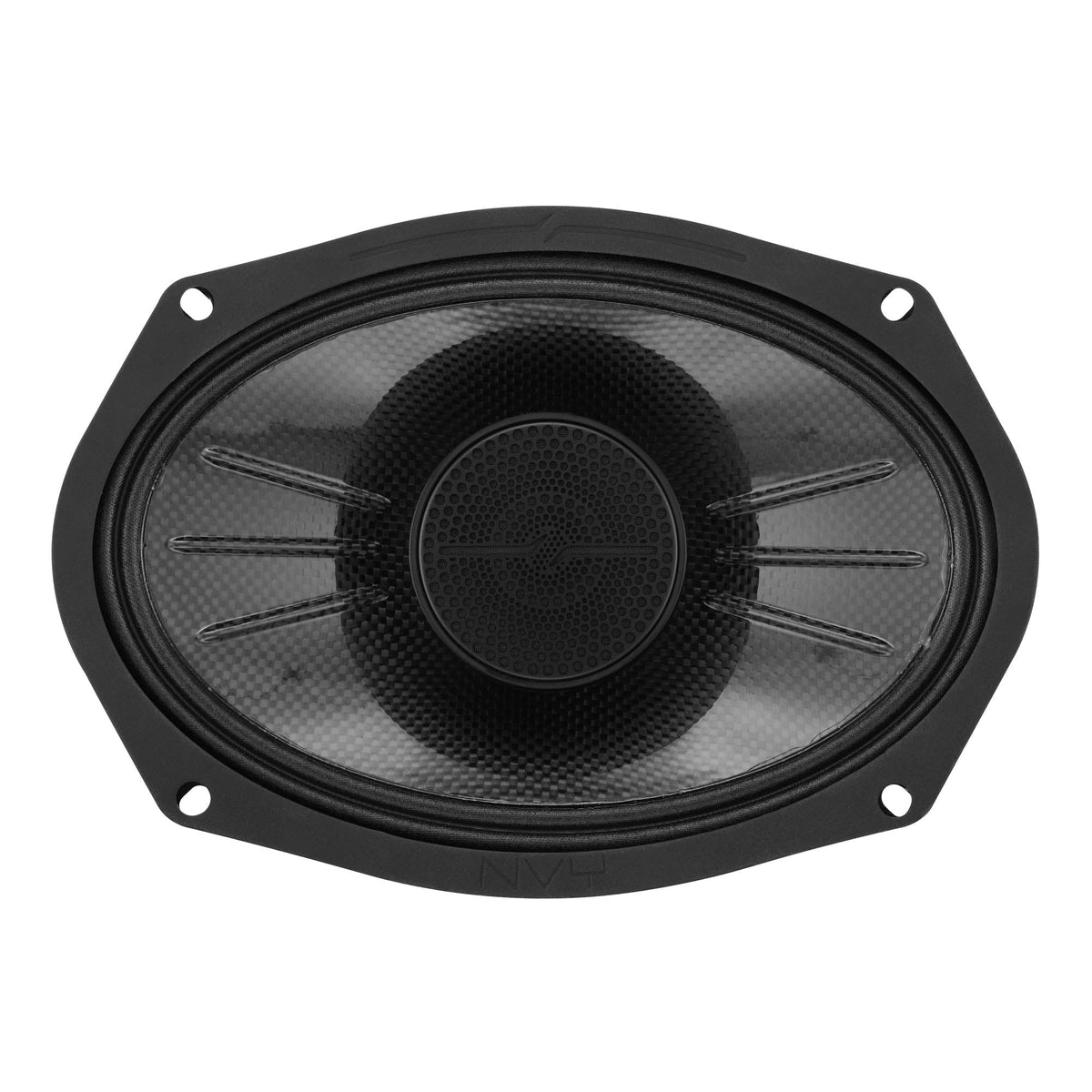 DS18 NVY-69HDCFSL-N4 6x9” Slim Hybrid Loudspeakers with Compression Driver & Carbon Fiber Cone | 250W RMS 4-Ohm High Output Speakers