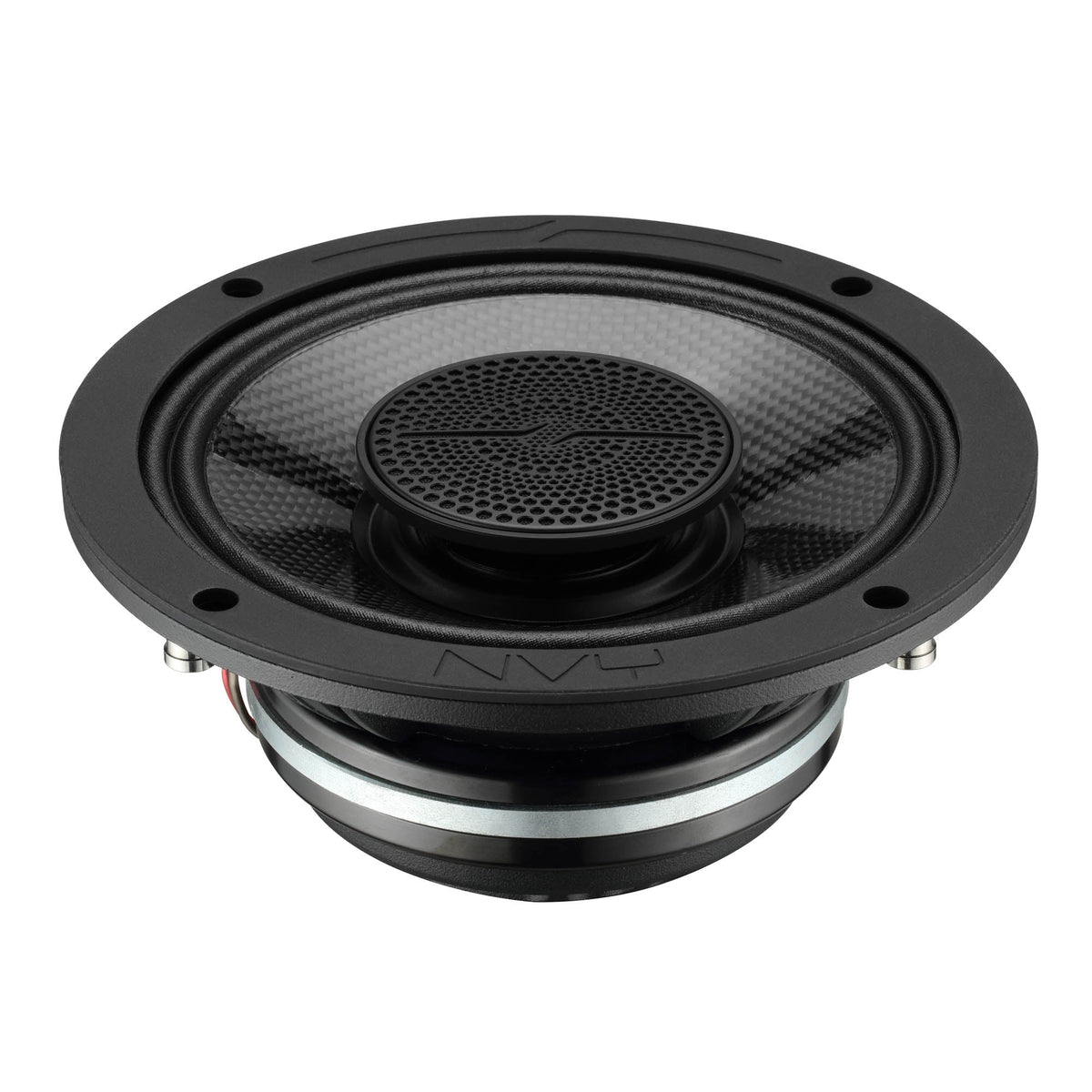 DS18 NVY-6HDCFSL-N4 6.5” Slim Hybrid Loudspeakers with Compression Driver – 250W RMS, 4 Ohm, Carbon Fiber Cone, Neodymium Magnet