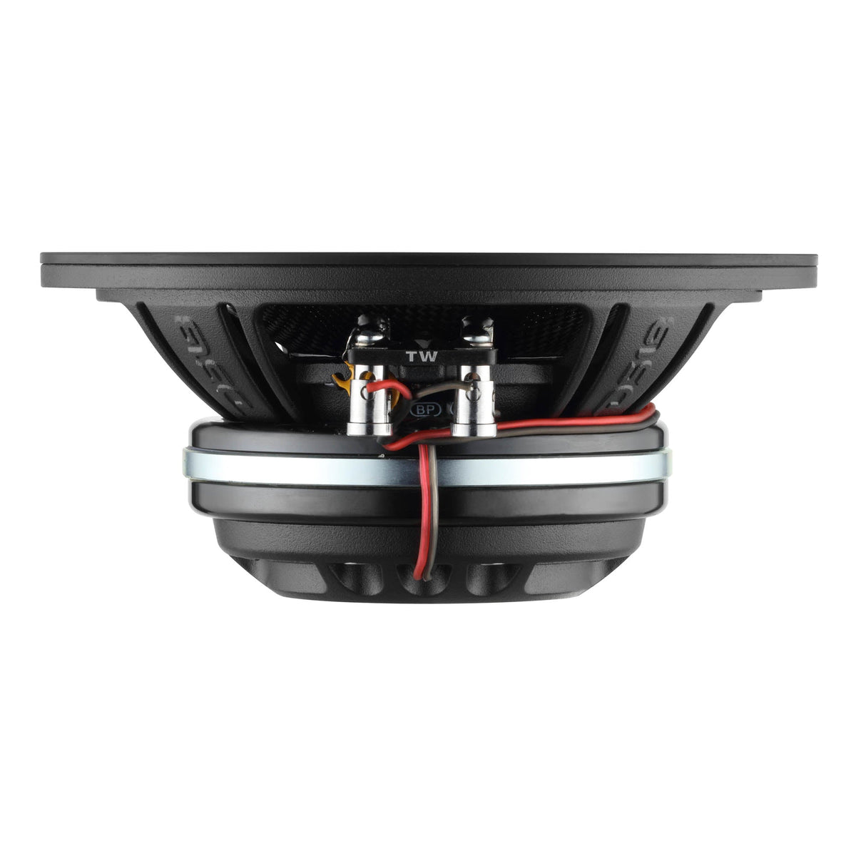 DS18 NVY-6HDCFSL-N4 6.5” Slim Hybrid Loudspeakers with Compression Driver – 250W RMS, 4 Ohm, Carbon Fiber Cone, Neodymium Magnet