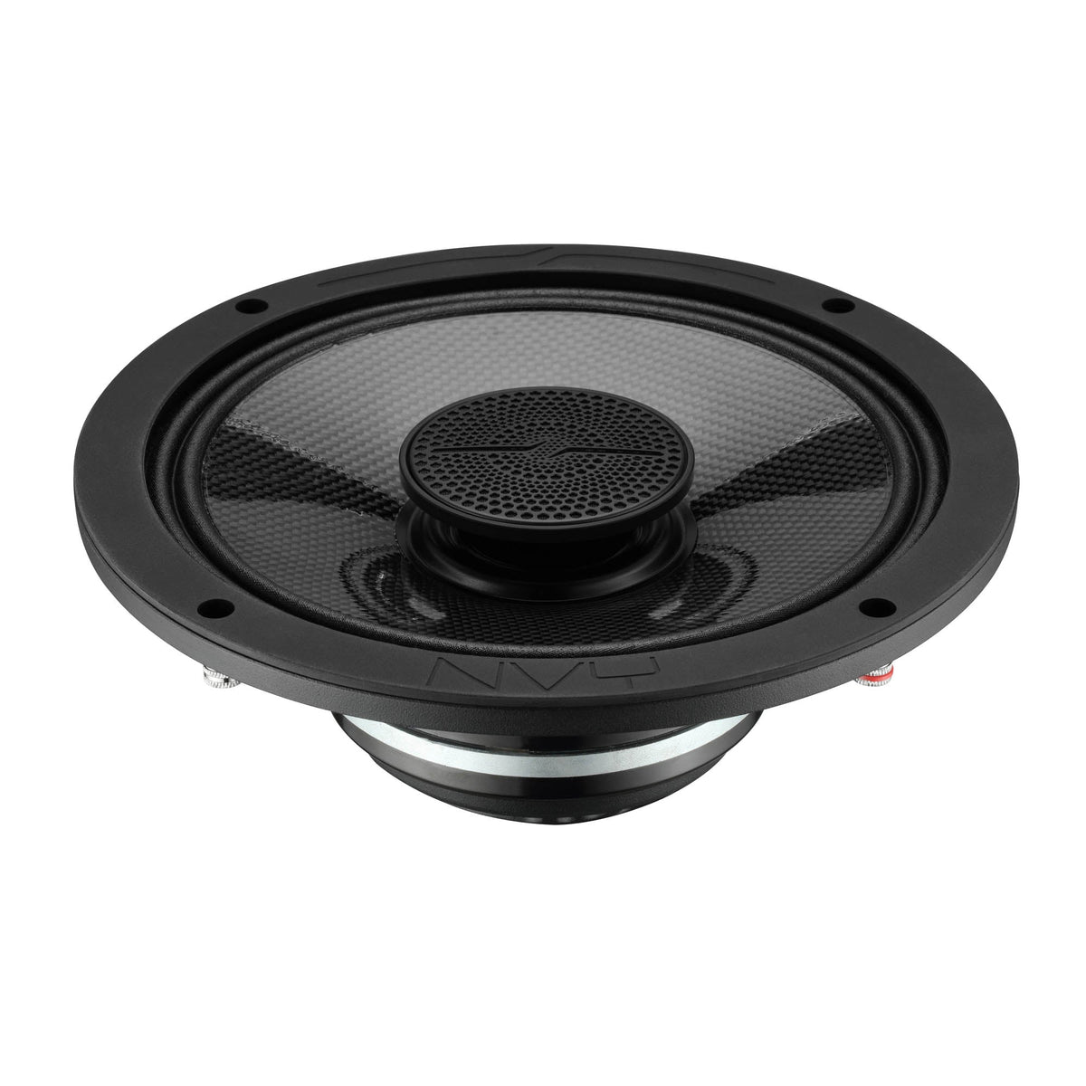 DS18 NVY-8HDCFSL-N2 8” Slim Hybrid Loudspeakers 250W RMS 2 Ohm – Compression Driver, Carbon Fiber Cone, Neodymium Magnet