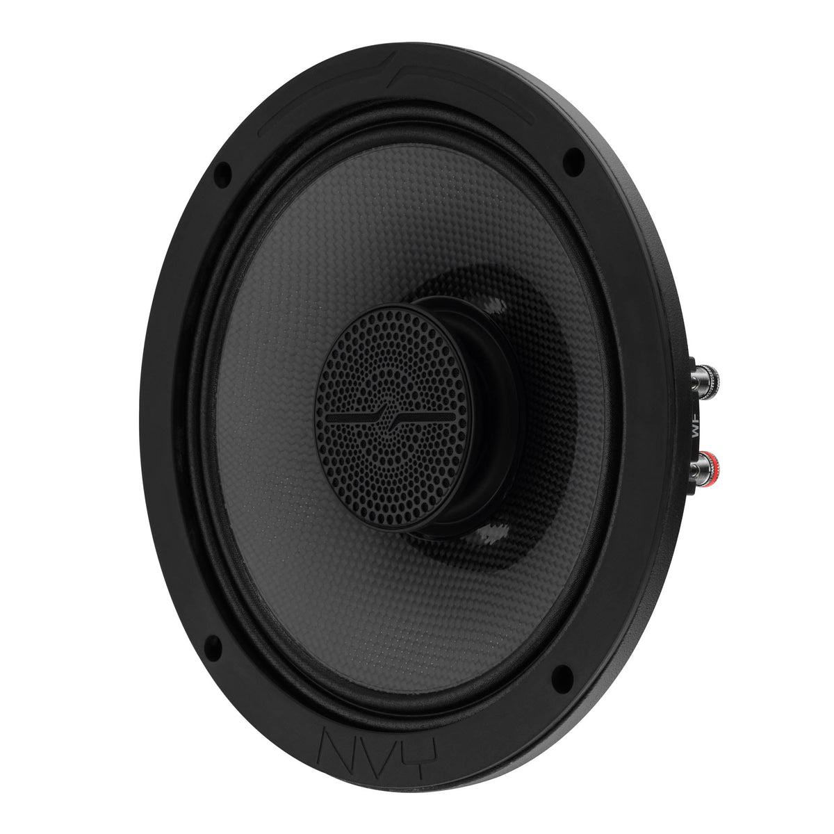 DS18 NVY-8HDCFSL-N2 8” Slim Hybrid Loudspeakers 250W RMS 2 Ohm – Compression Driver, Carbon Fiber Cone, Neodymium Magnet