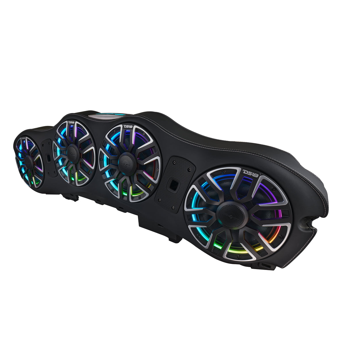 DS18 NVY-JL24SBARLD Jeep JL/JLU/JT 2024-Up Sound Bar System – 8” Marine Speakers & LED Lighting