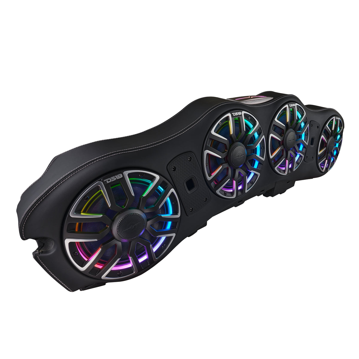 DS18 NVY-JL24SBARLD Jeep JL/JLU/JT 2024-Up Sound Bar System – 8” Marine Speakers & LED Lighting