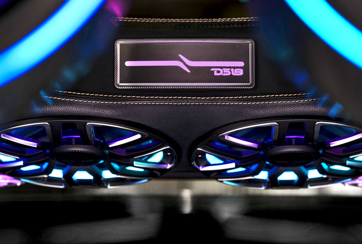 DS18 NVY-JLSBARLD Jeep JL/JLU/JT Loaded Sound Bar – 4x 8” NVY-M8 Speakers, 4x PRO Tweeters & LED Lights