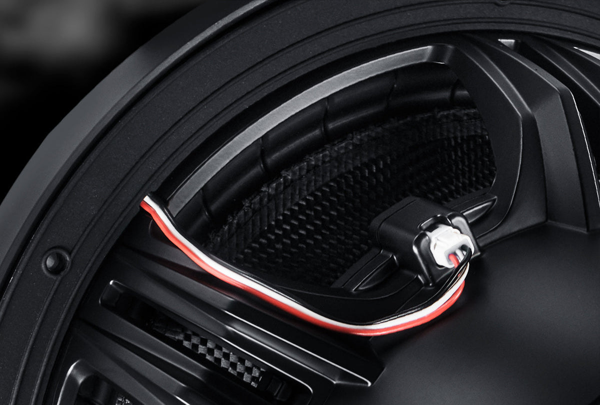 DS18 NVY-M12SUB/BK 12" Neodymium Marine & Powersport Subwoofer | 800W RMS, LED Lights, Carbon Fiber Cone, 4-Ohm