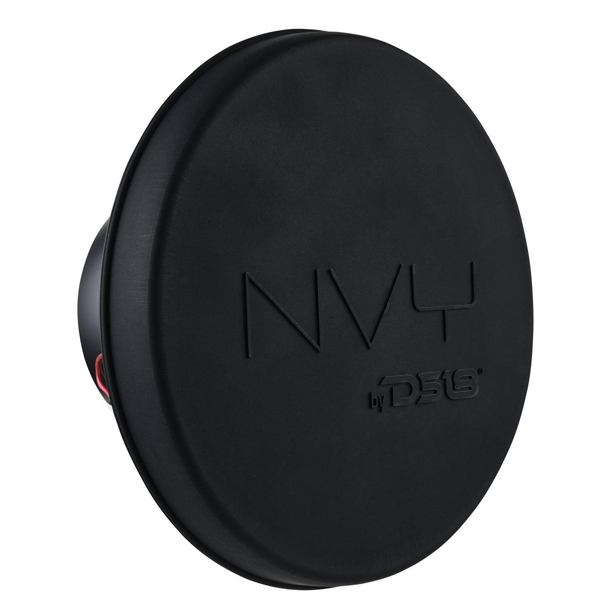 DS18 NVY-M8/BK 8" Marine Coaxial Speaker featuring a Kevlar Cone, Bullet Tweeter, Neodymium Magnet, and Integrated Digital LED Lighting | 200W RMS, 4-Ohm