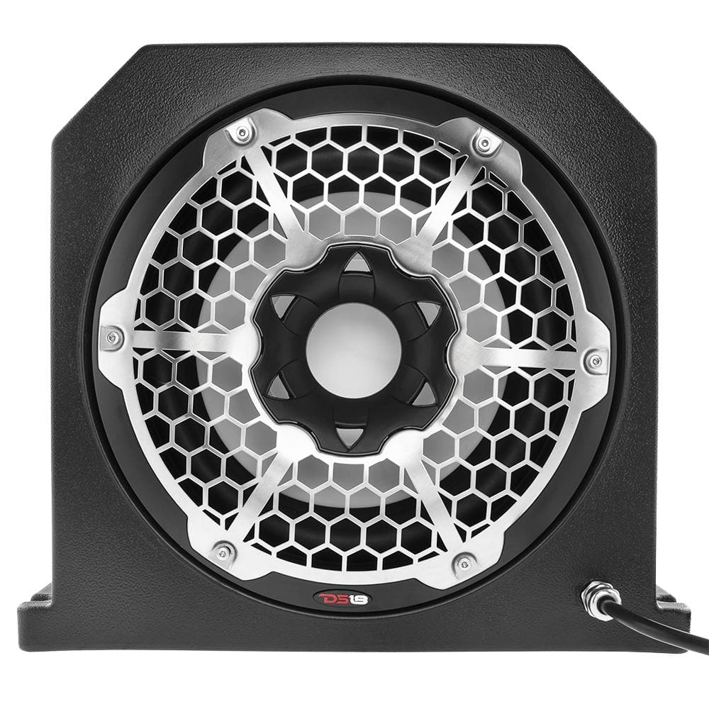 DS18 NXL-10SUBLD/BK HYDRO 10" Marine Loaded Subwoofer Enclosure with Passive Radiator, RGB, 700W