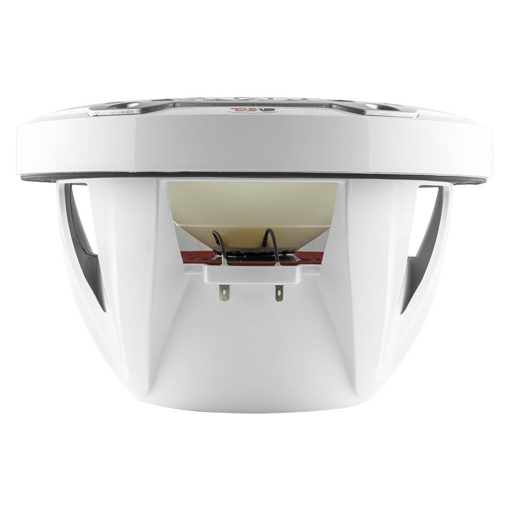 DS18 DS-NXL-12SUB/WH HYDRO 12 Inch Marine Subwoofer W/ Integrated RGB Lights 700 Watts SVC 4-Ohm White DS18