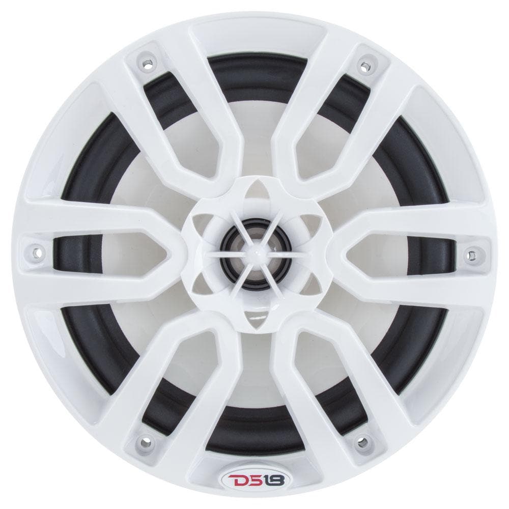 DS18 DS-NXL-6 HYDRO 6.5 Inch 2-Way Marine Speakers W/ Integrated RGB LED Lights 300 Watts White DS18