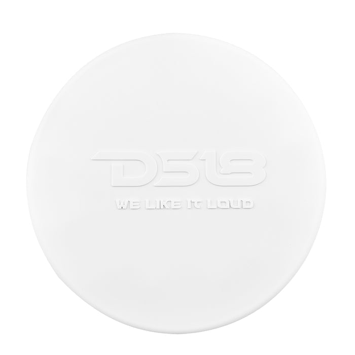 DS18 NXL 6.5" 2-Way Coaxial Marine Speaker With Digital Led Lights And Bullet Tweeter 150 Watts 4-Ohm White