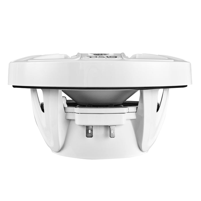 DS18 NXL 6.5" 2-Way Coaxial Marine Speaker With Digital Led Lights And Bullet Tweeter 150 Watts 4-Ohm White