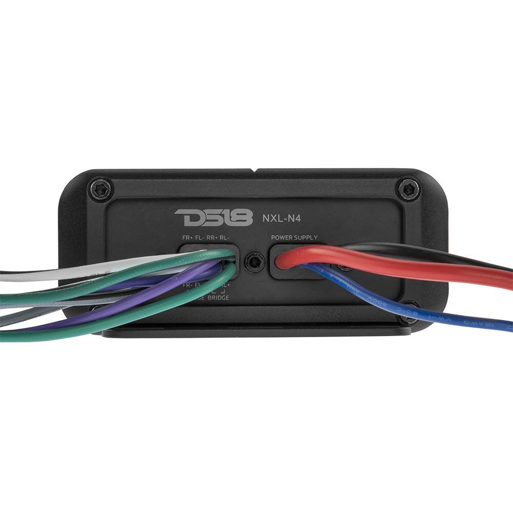 DS18 DS-NXL-N4 HYDRO Nano Full-Range Digital Marine 4 Channel Amplifier 720 Watts DS18