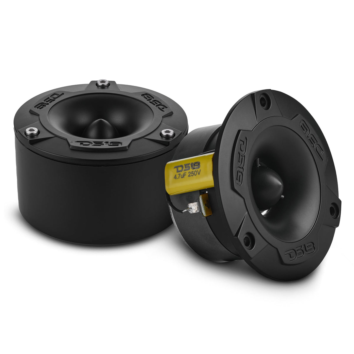 DS18 NXL-T1/BK NXL 3.8" Marine Super Bullet Tweeter - 1" Aluminum Voice Coil, 120W, 4-Ohm, Black DS18